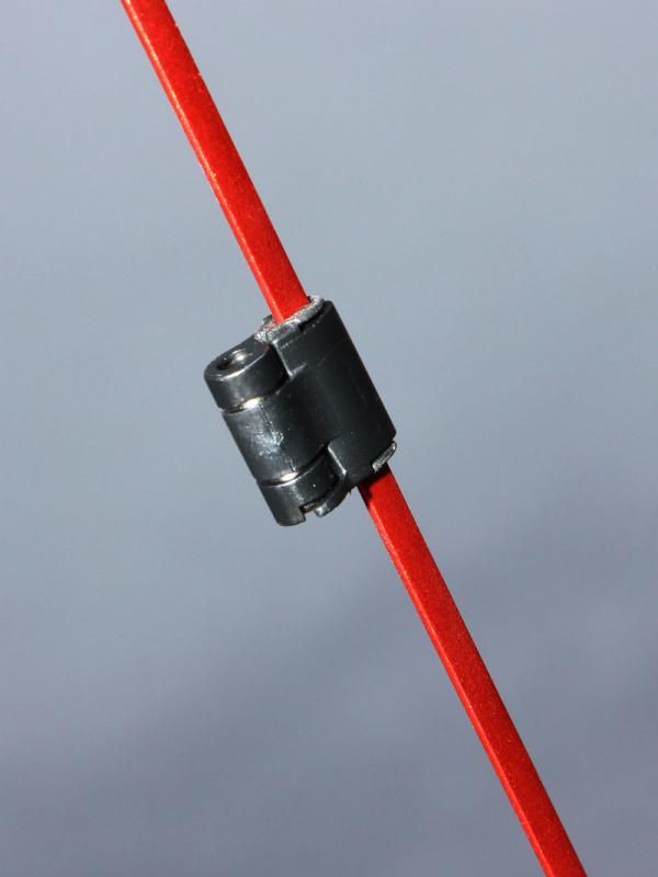 Fulcrum includes a proprietary magnet for use on the deeply bladed aluminum spokes