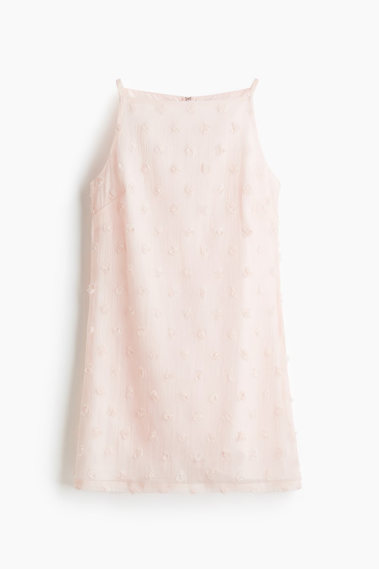 Appliqu&amp;eacute;d Mini Dress