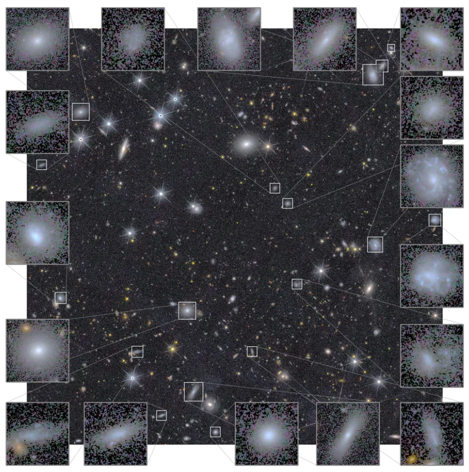 New Images: Euclid Space Telescope Unveils Thousands of Hidden Dwarf Galaxies
