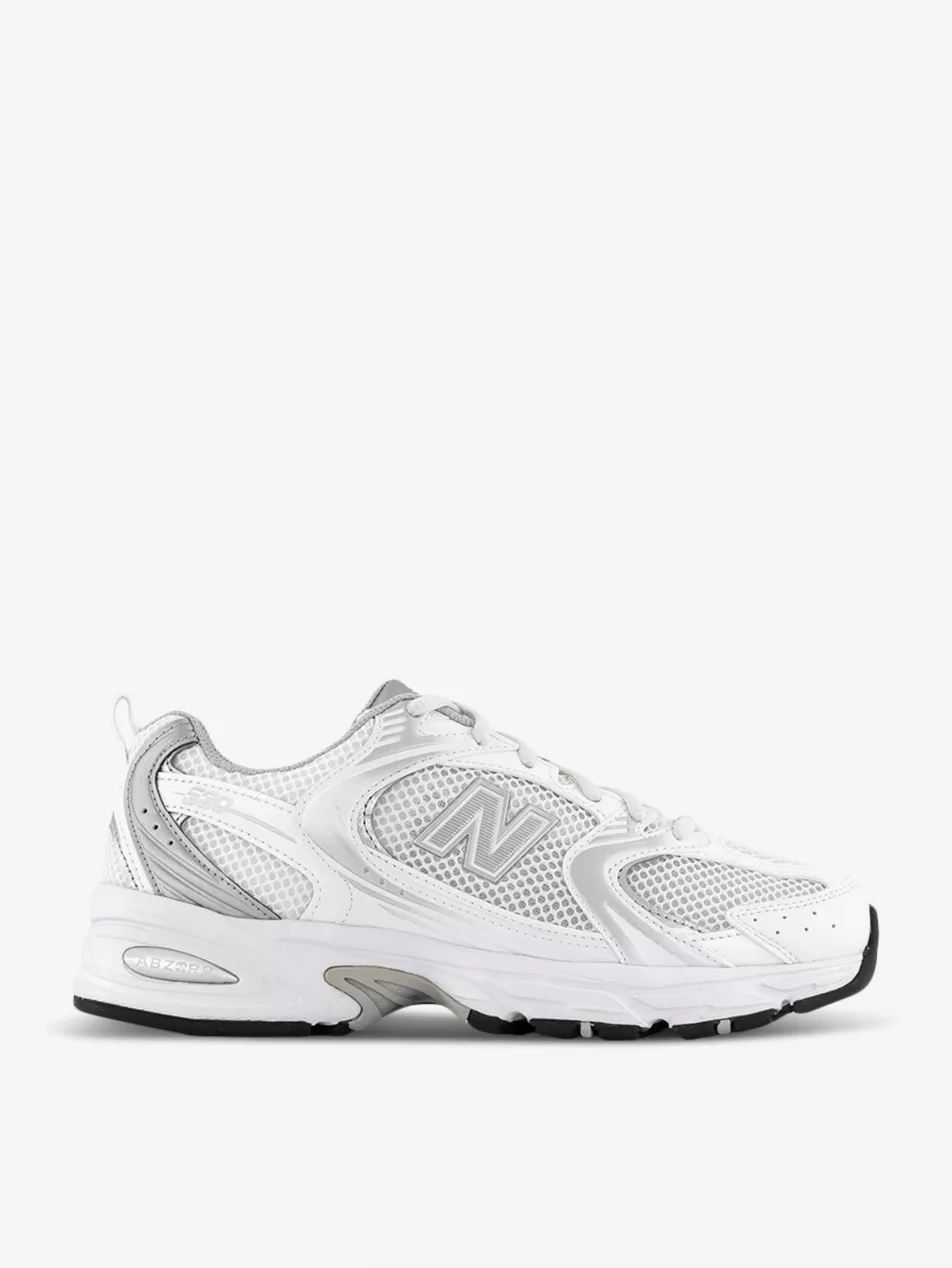 Mr530 Logo-Embossed Leather and Mesh Low-Top Trainers - Eur 36.5 / 3.5 Uk Women