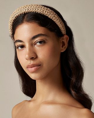 Oversized Woven Net Headband