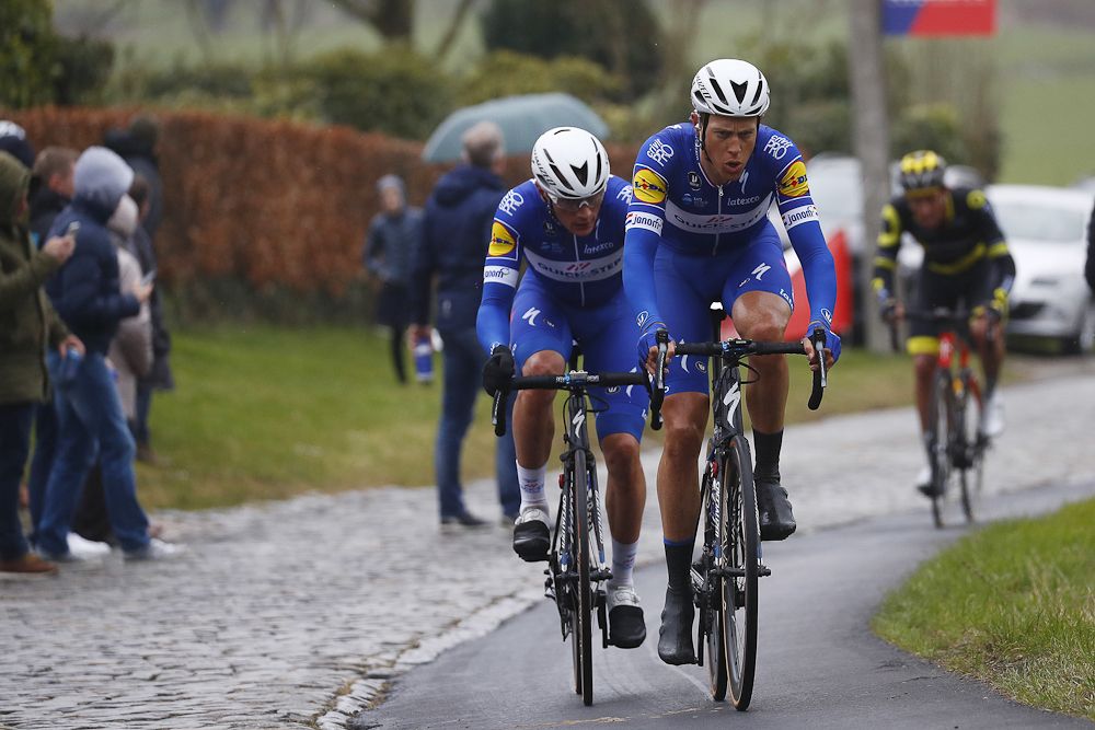 Quick-Step's Niki Terpstra and Yves Lampaert