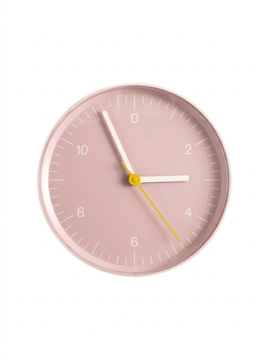 HAY, Jasper Morrison Aluminium Wall Clock 26cm - Brown