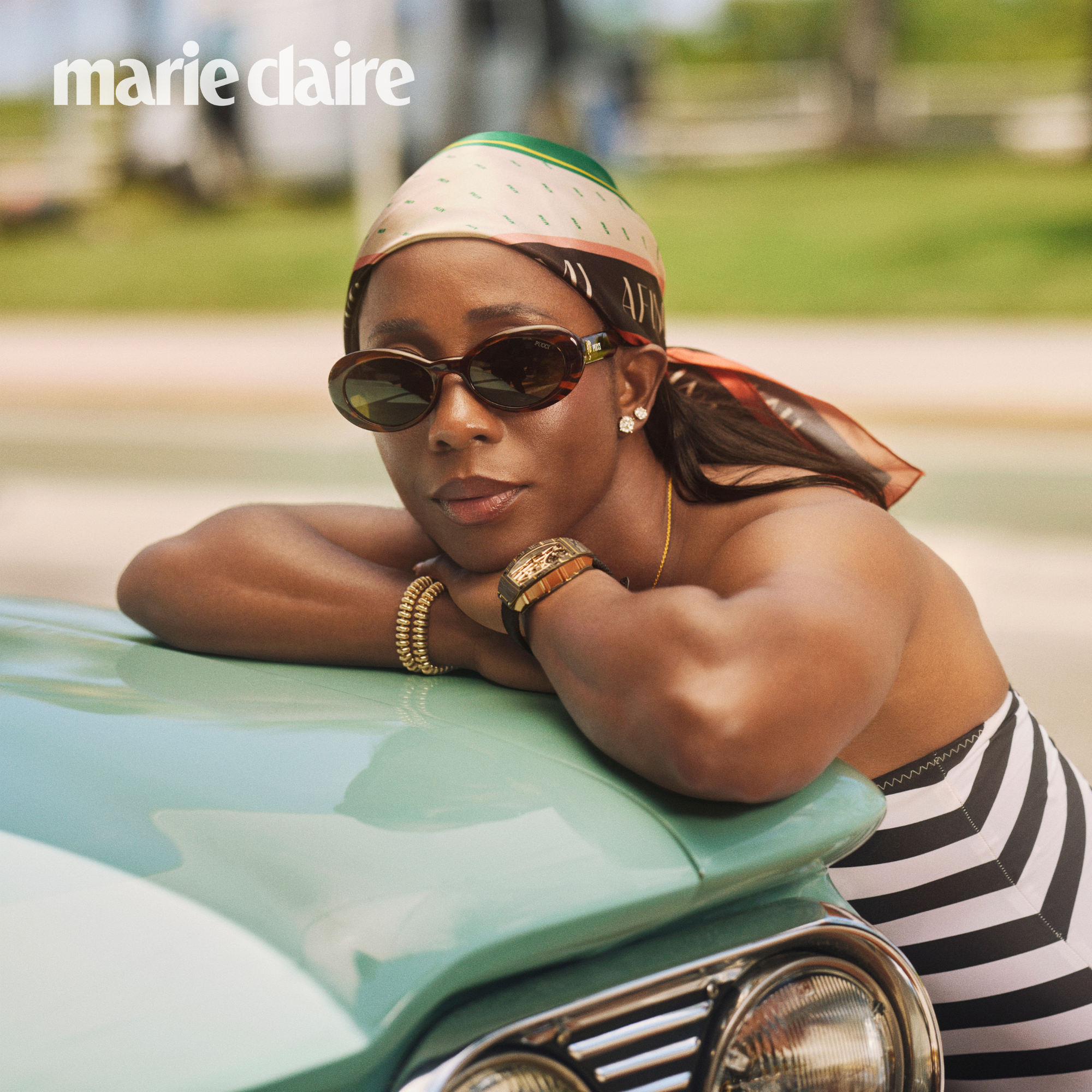 Shelly-Ann Fraser-Pryce for Marie Claire