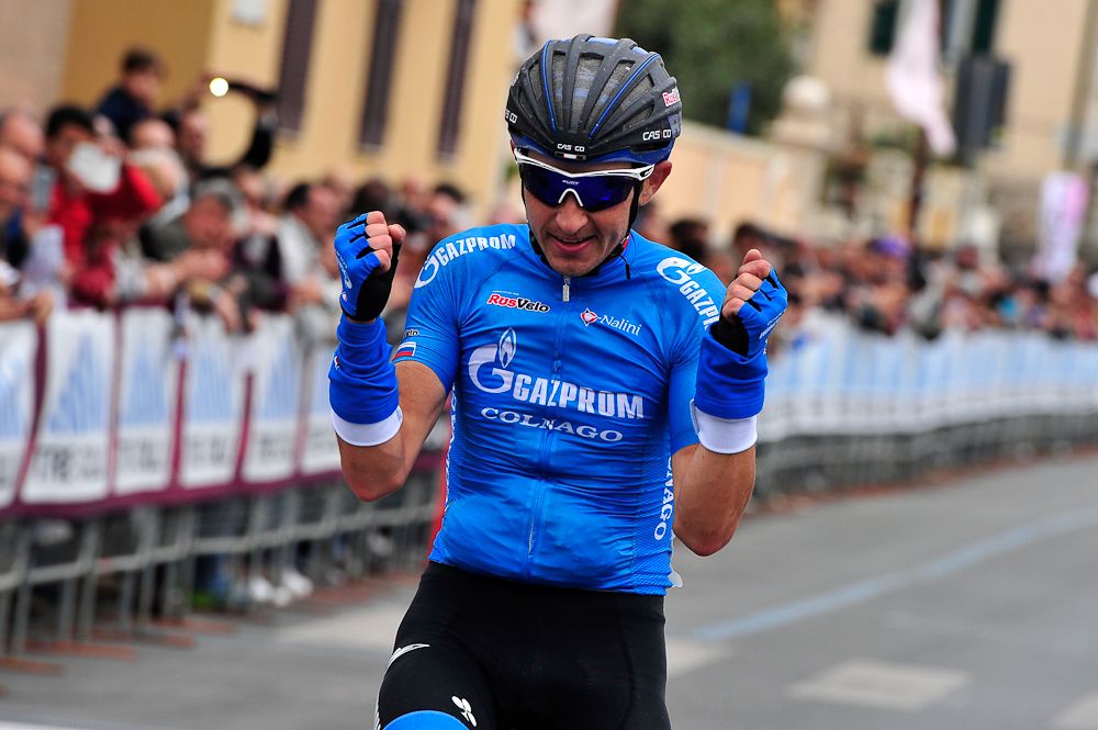 Sergey Firsanov (Gazprom-Rusvelo) wins the 2016 Giro dell'Apennino