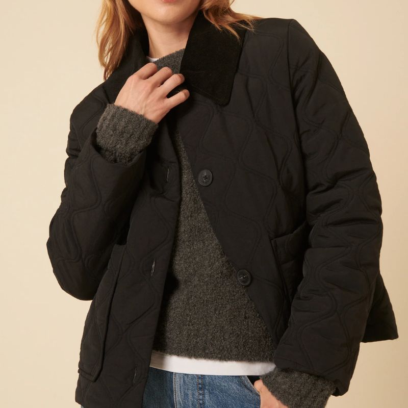 Nobody&#039;s Child black quilted jacket