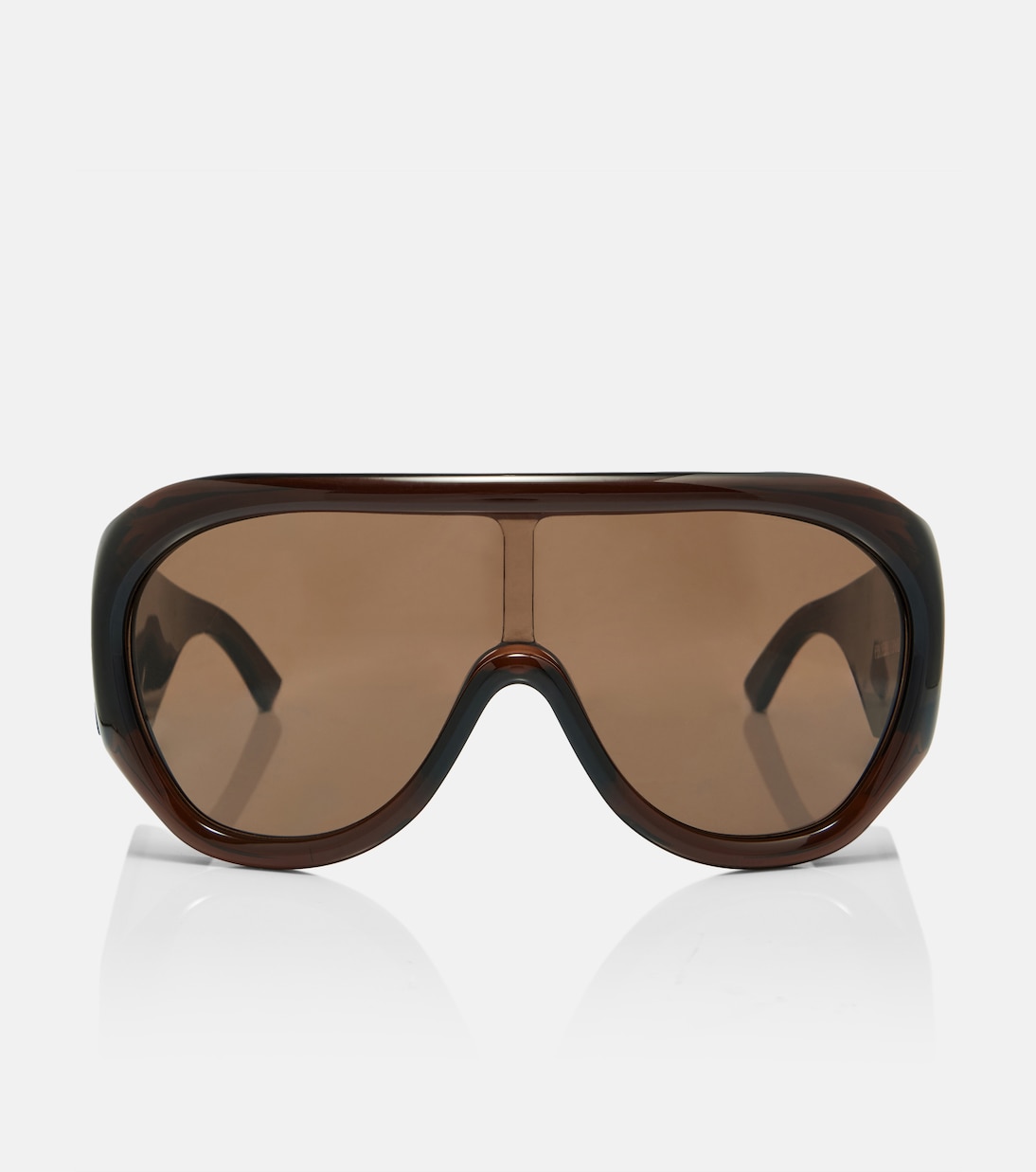 Bomb&amp;eacute; Oversized Sunglasses in Brown - Phoebe Philo
