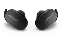 Bose QuietComfort Earbuds in black on white background