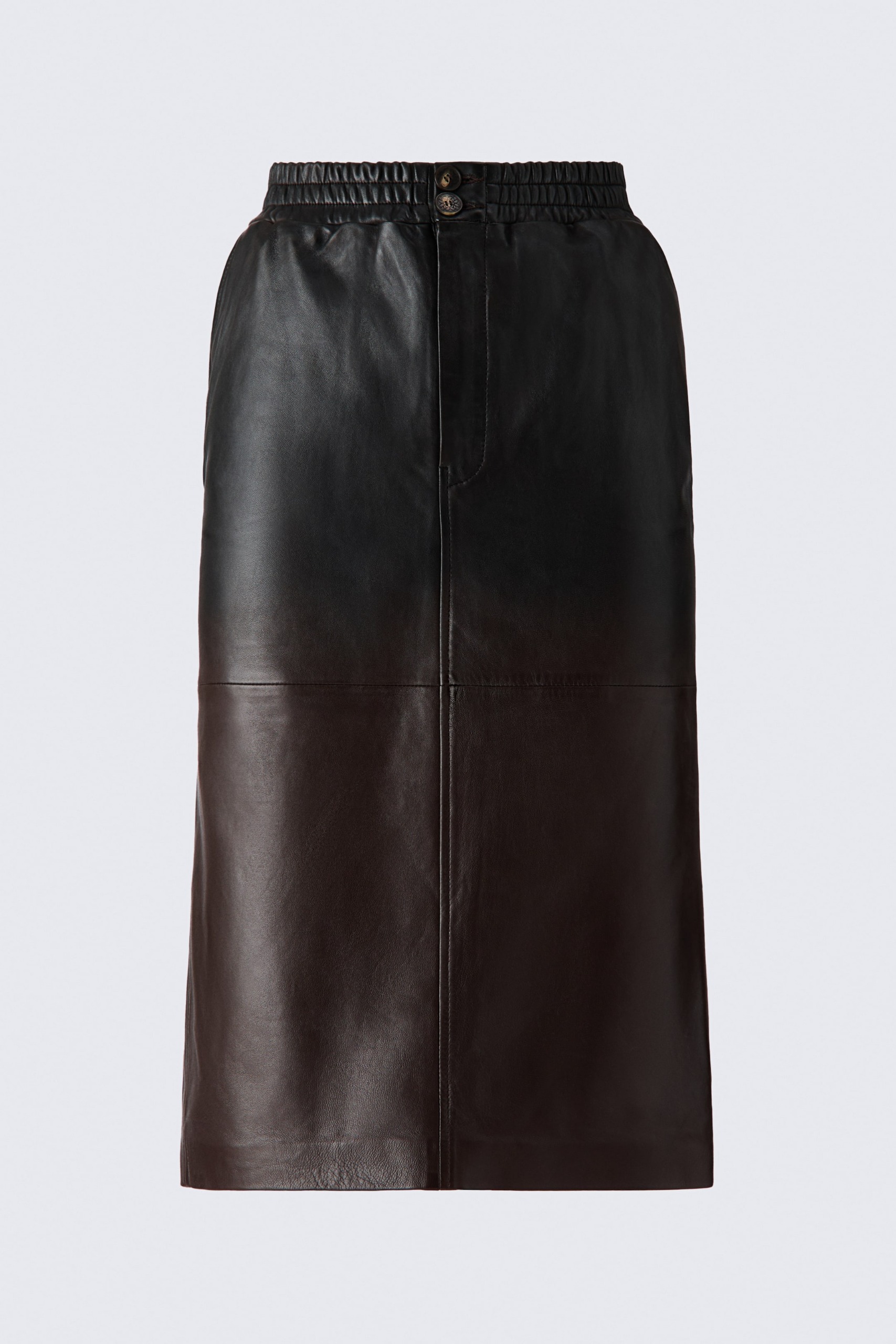 Leather Midi Skirt