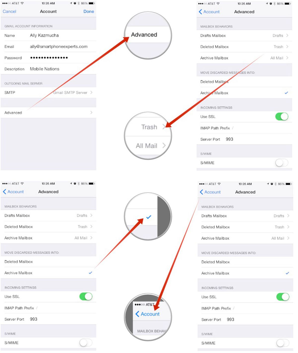 How to use archive and trash simultaneously in the iOS 8 Mail app | iMore