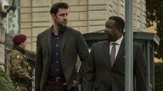 John Krasinski and Wendell Pierce in Jack Ryan