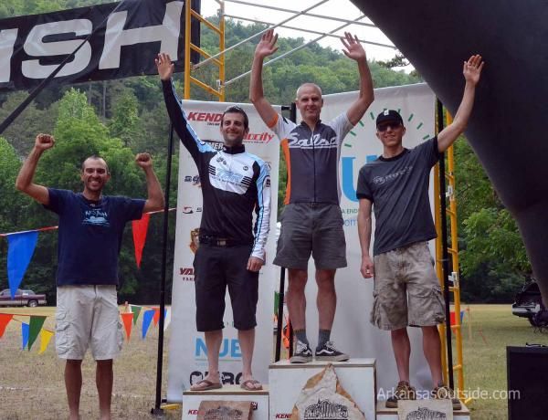 Singlespeed podium at Syllamo's Revenge