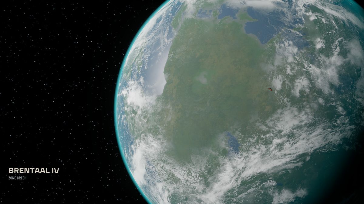 Zero Company approaching planet Brentaal IV