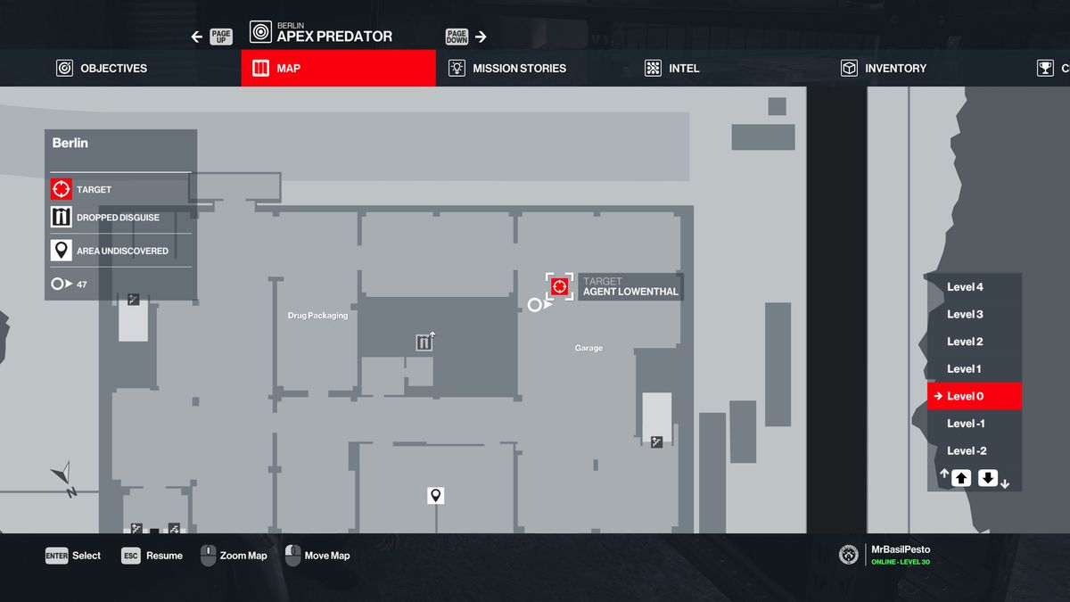 hitman 3 berlin agent location - lowenthal
