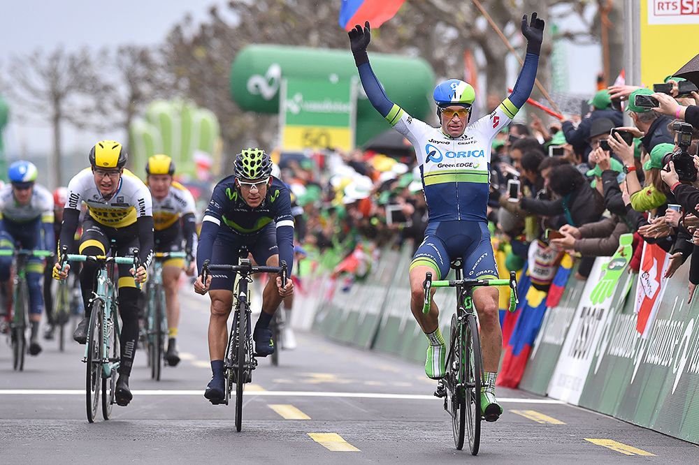Michael Albasini wins the final Romandie stage.