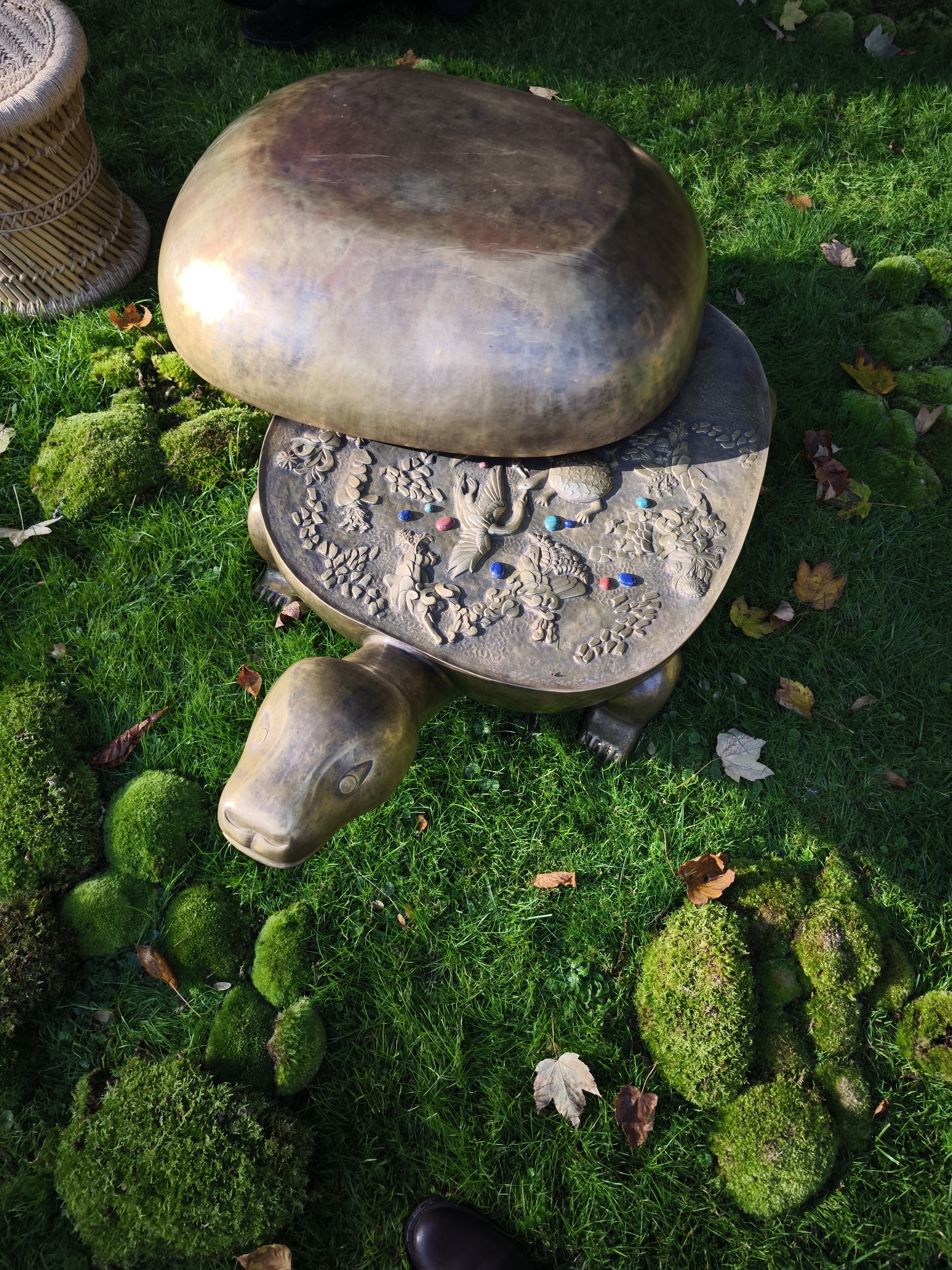 tortoise with jewels and a story in it