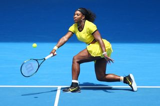 Serena Williams at the Australian Open in 2016.