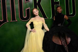 Cynthia Erivo and Ariana Grande at the London Wicked premiere