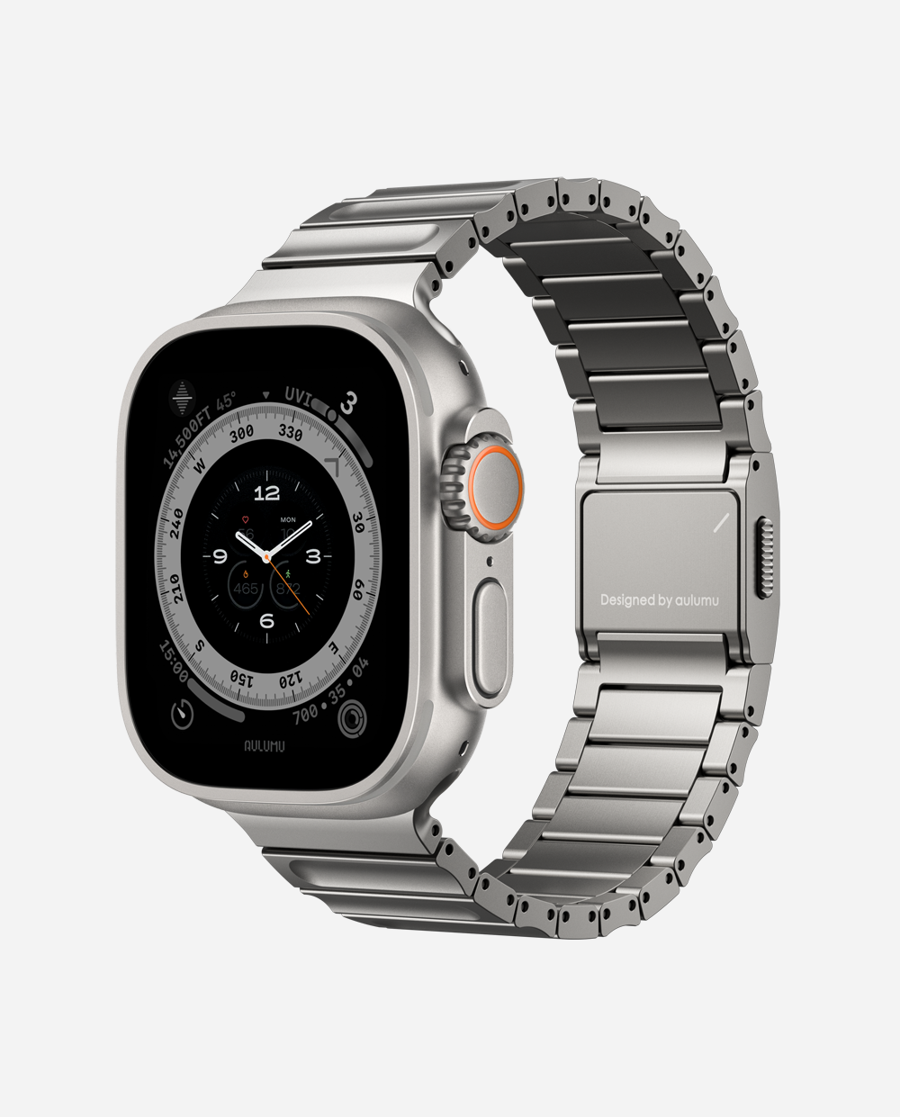 C01 Hi-Per Titanium Alloy Watch Band - Titanium Color
