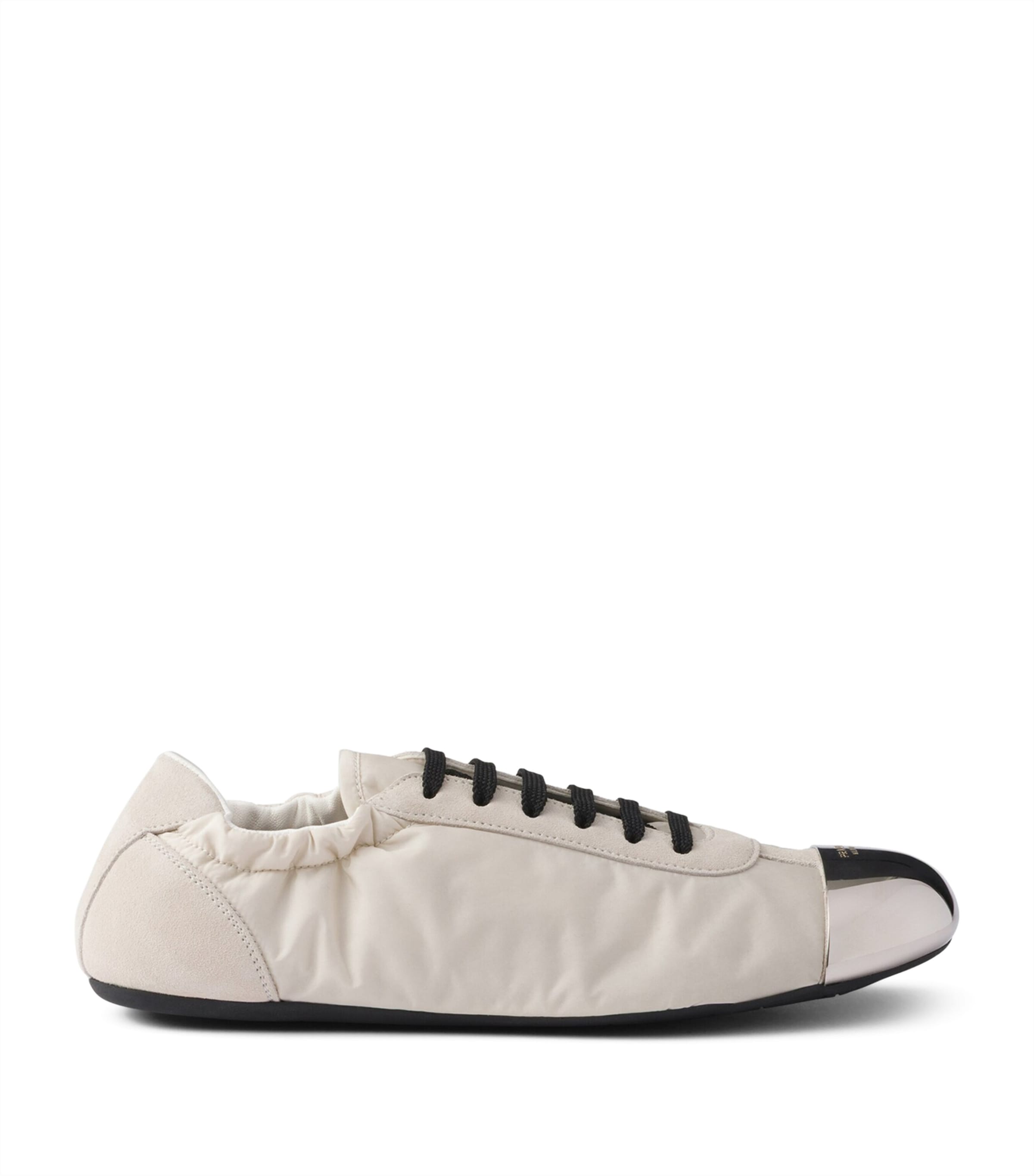 Prada Suede and Re-Nylon Collapse Sneakers