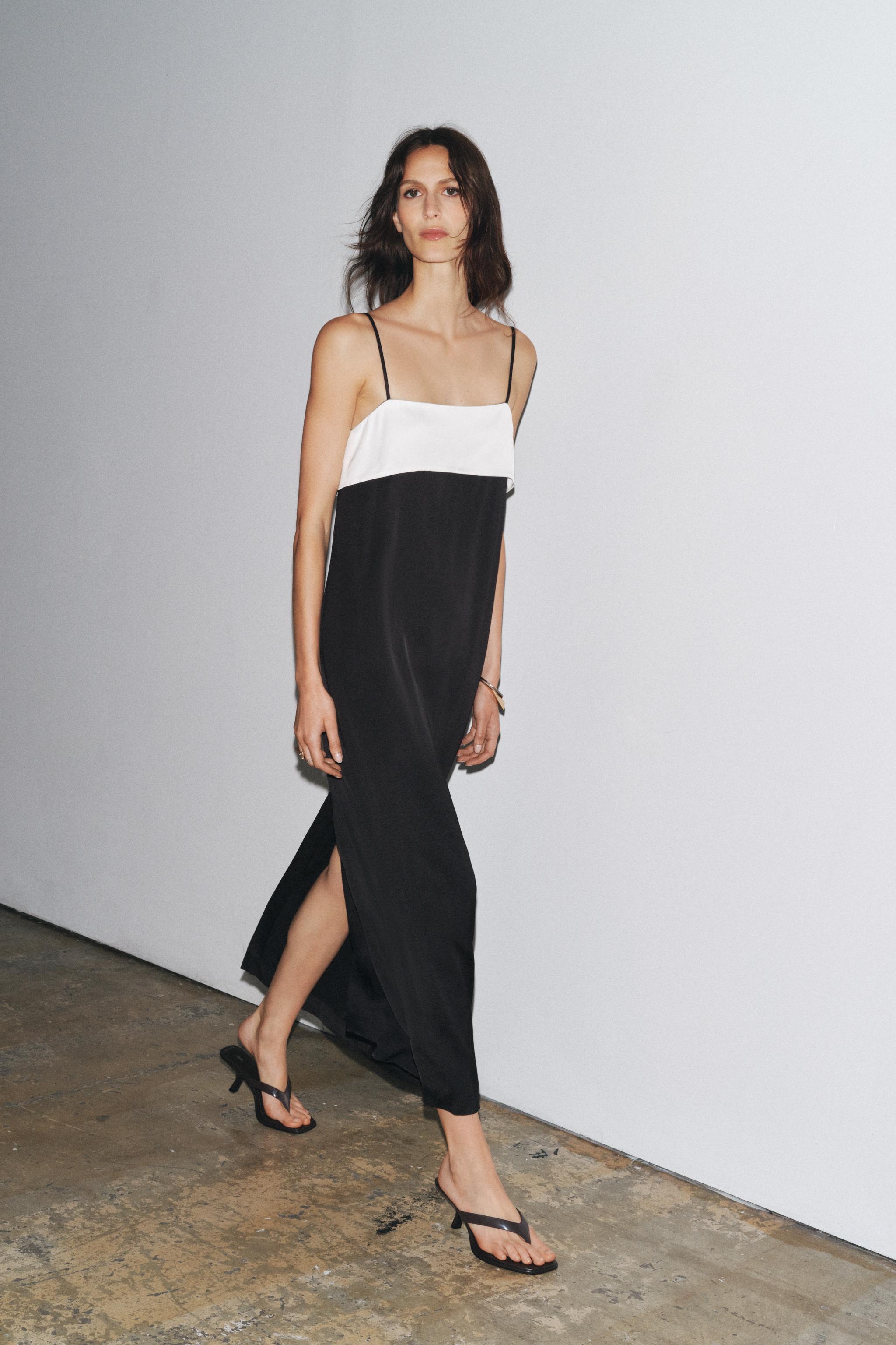 Zw Collection Minimal Satin Dress