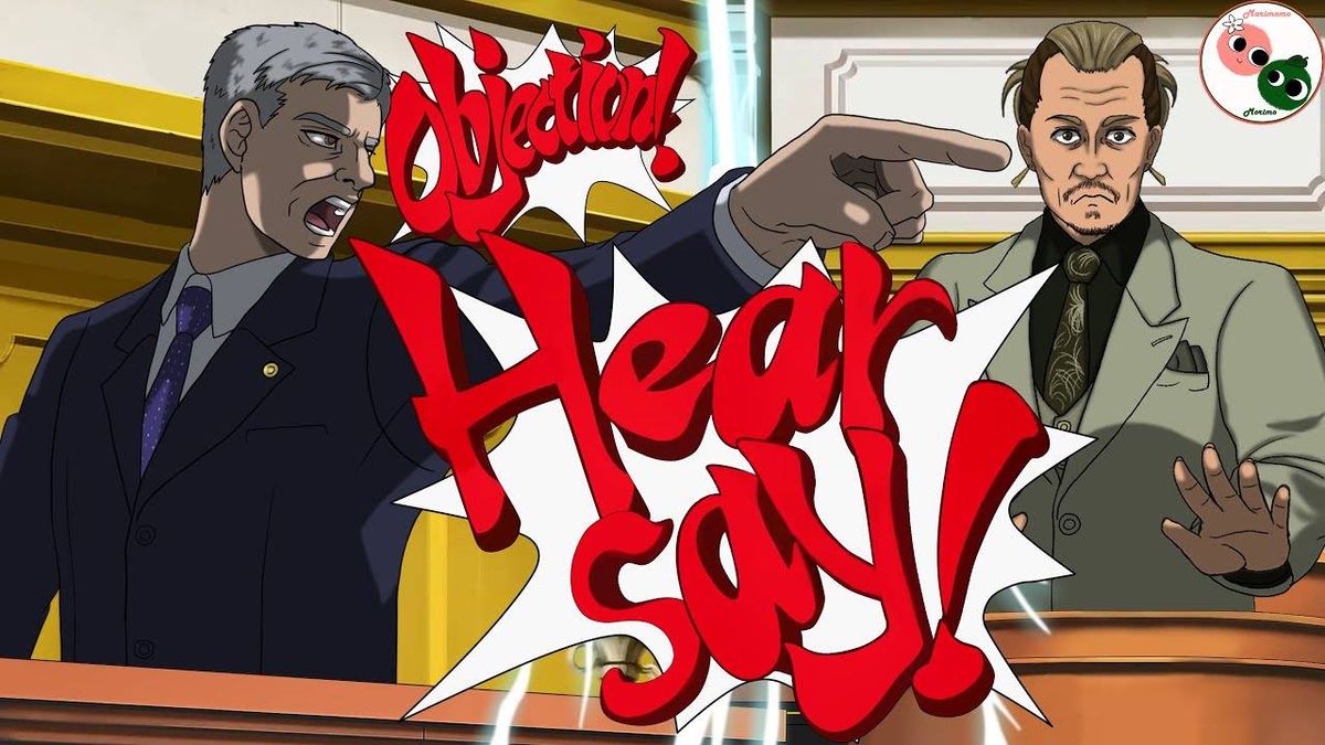 Johnny Depp Vs Amber Heard Trial Has Been Recreated In The Style Of Ace Attorney Techradar