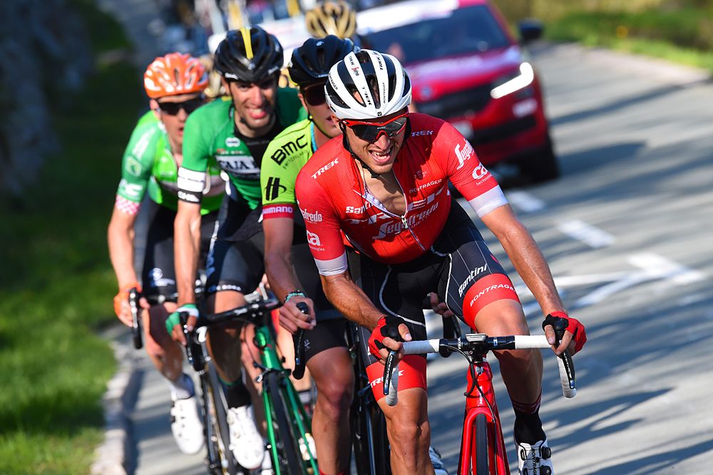 Gianluca Brambilla (Trek - Segafred) leads the breakaway at Tour of Croatia stage 5