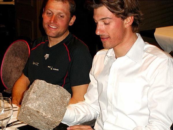 Luke Roberts and Fabian Cancellara
