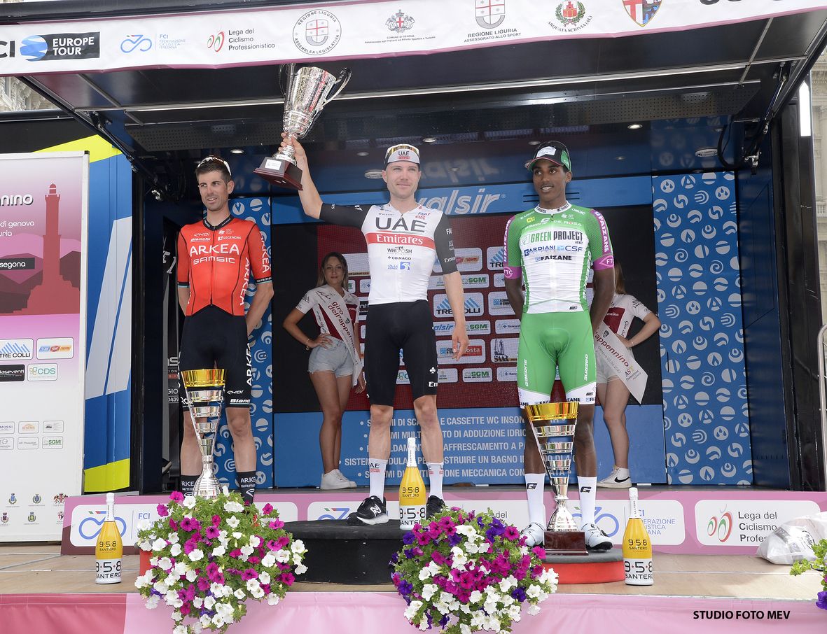 Marc Hirschi tops the podium in the Giro dell&#039;Appennino 