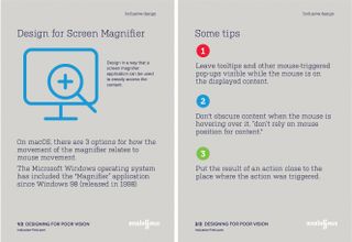 Visually impaired users may use a screen magnifier to access your site [click the image to see it full-size]