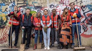 Stephen Merchant heads the cast of The Outlaws.