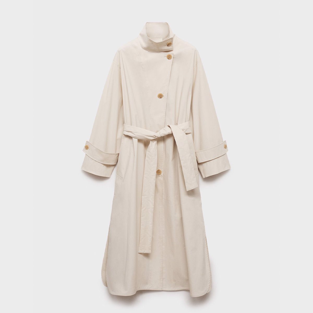 MANGO, Oversized Cotton Trench Coat - Women | Mango Usa
