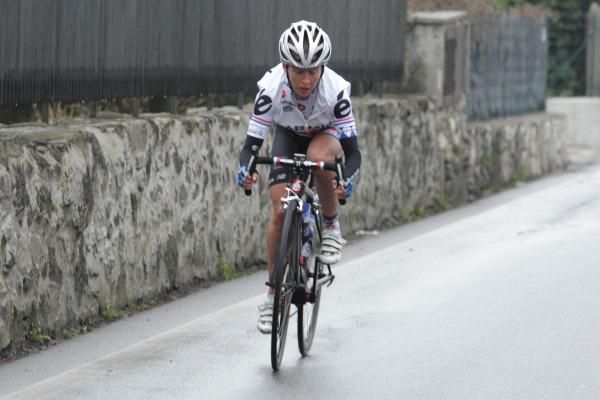 Emma Pooley (Garmin-Cervelo) was solo for around 70km