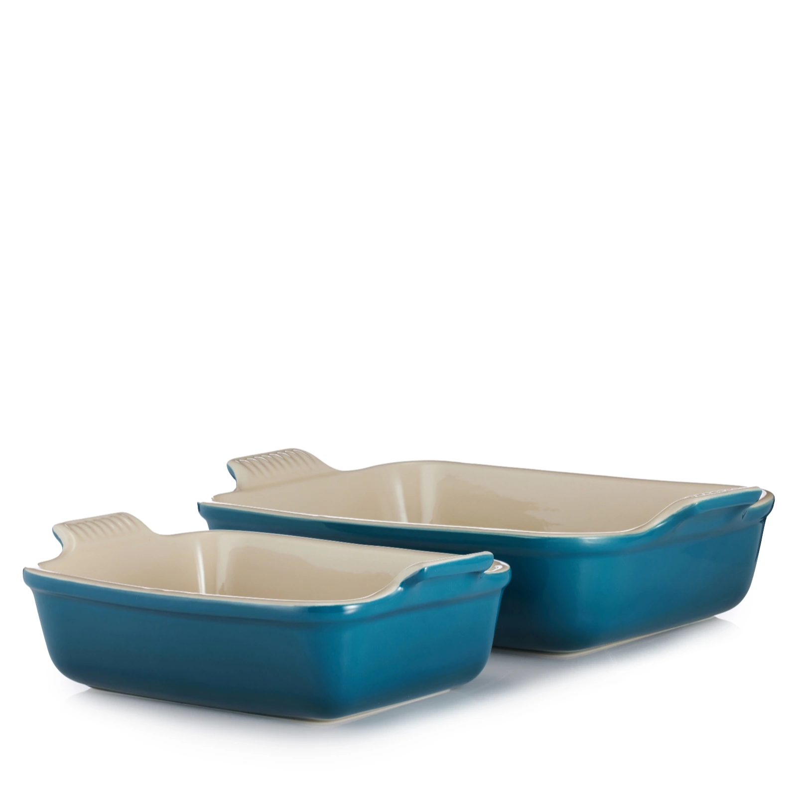 Le Creuset Set of 2 Heritage Stoneware Rectangular Dishes