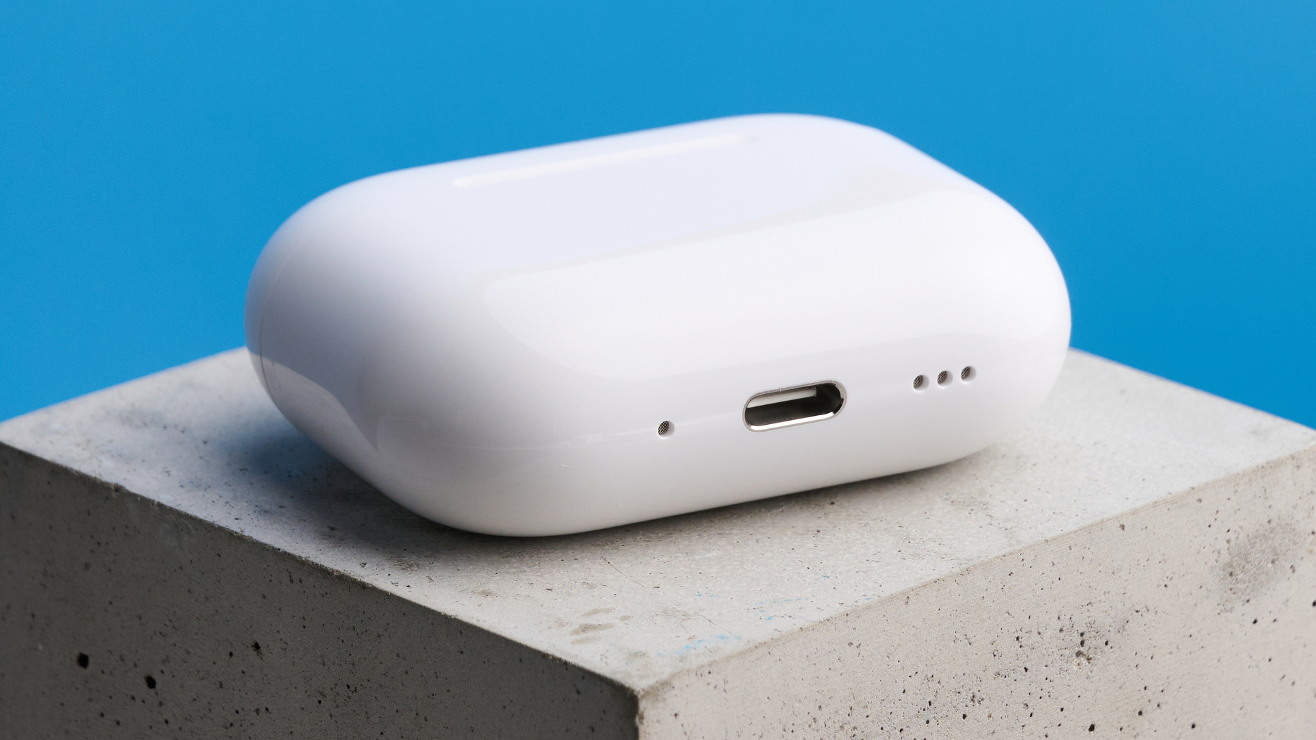 A pair of Apple AirPods Pro 3