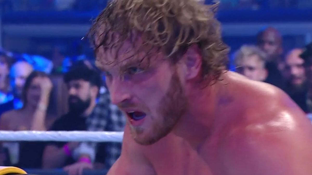 Logan Paul at WrestleMania 38