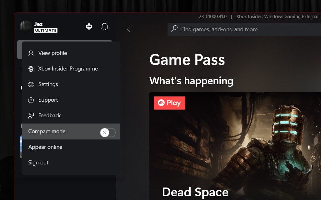 The Xbox app's new 'Compact Mode' is a step in the right direction for ...