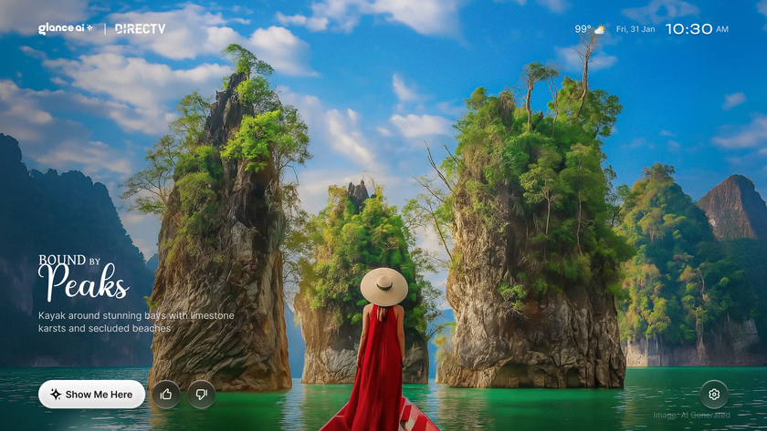 One of the discovery hubs created by Glance AI that DirecTV will be deploying in 2026