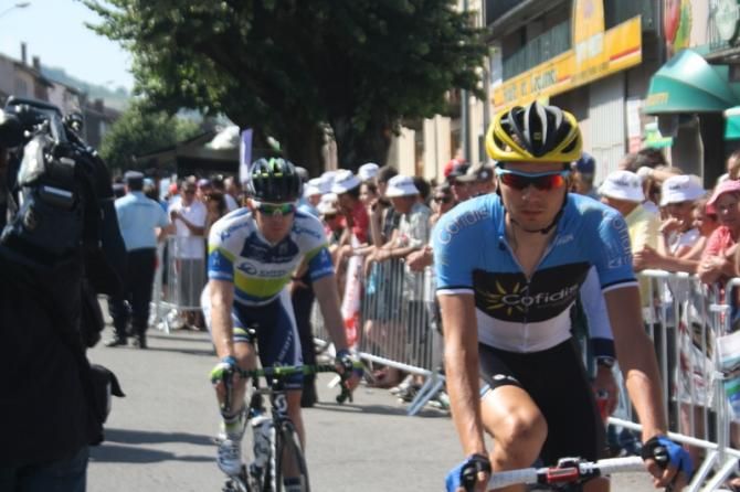 Tony Martin, (Omega Pharma-QuickStep) banged up on stage 1 is still soldiering on.