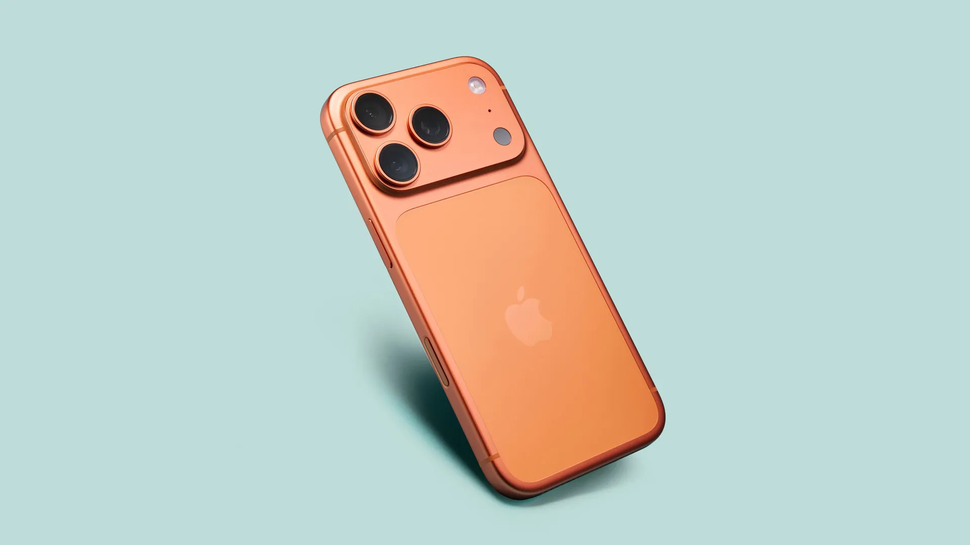 Apple iPhone 17 Pro in orange