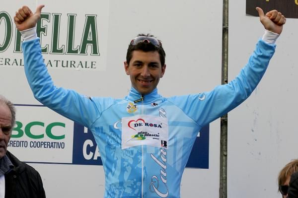 Matteo Montaguti (De Rosa Stac Plastic) maintained his overall lead.
