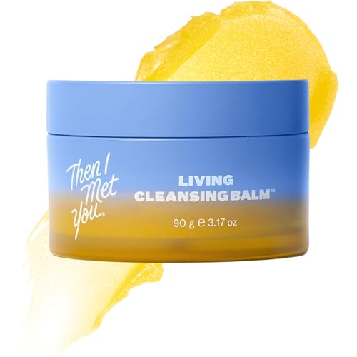 Then I Met You Living Cleansing Balm, Makeup Remover, Cleansing Oil, Face Cleanser, Melts Makeup &amp;amp; Sunscreen, Non-Stripping Zero Residue Oil Cleanser, First-Step Clean Vegan Korean Skincare