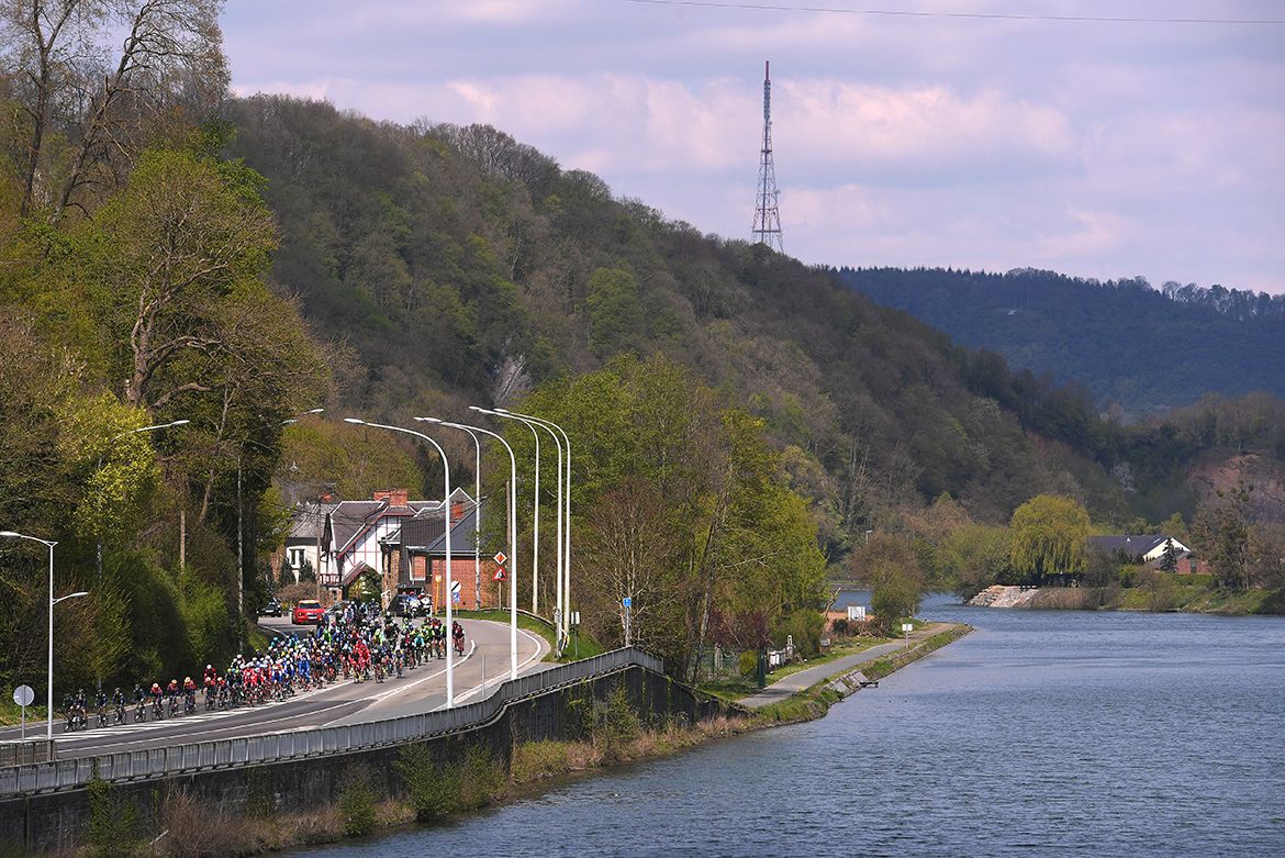 Riverside riding at La Fl&egrave;che Wallonne