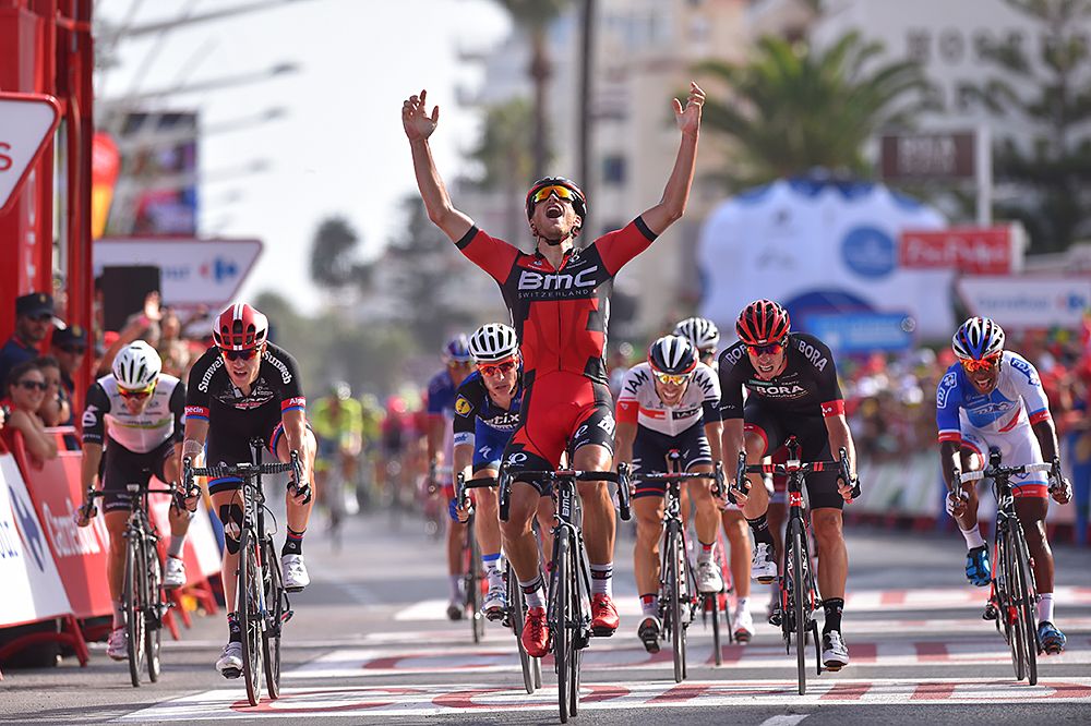 Jempy Drucker (BMC) wins Vuelta a Espana stage 16