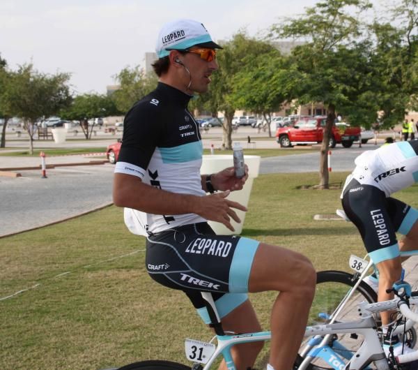 Fabian Cancellara (Leopard Trek) ahead of the opening time trial.