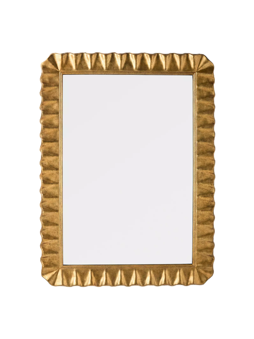 Florentine Gilt Ruffle Mirror
