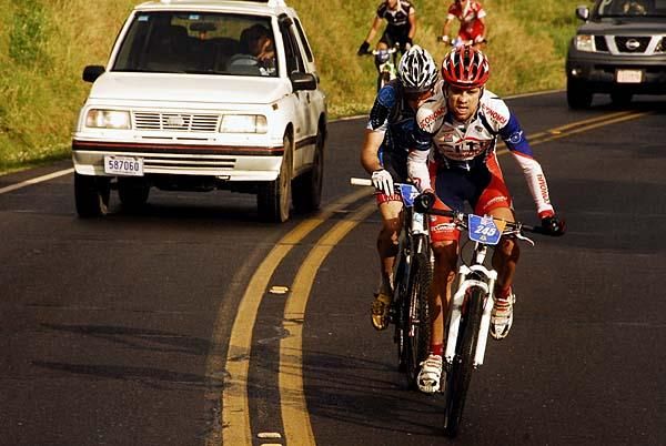 Deiber Esquivel at the front.