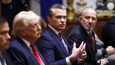 Defense Secretary Pete Hegseth at Cabinet meeting