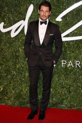 David Gandy At The British Fashion Awards 2014