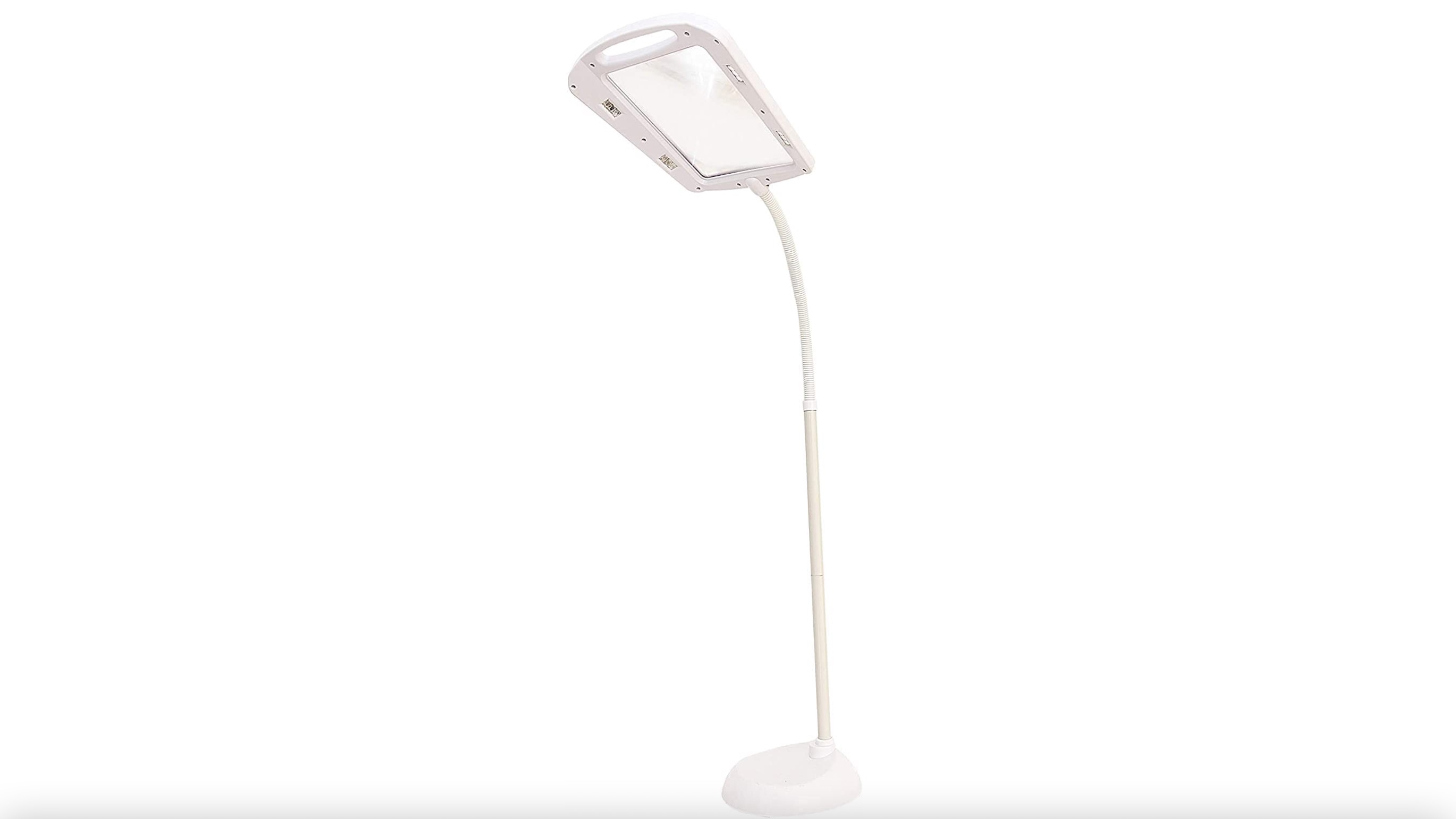 A photo of the ARSUK Floor Magnifier LED Lamp, one of the best craft lights